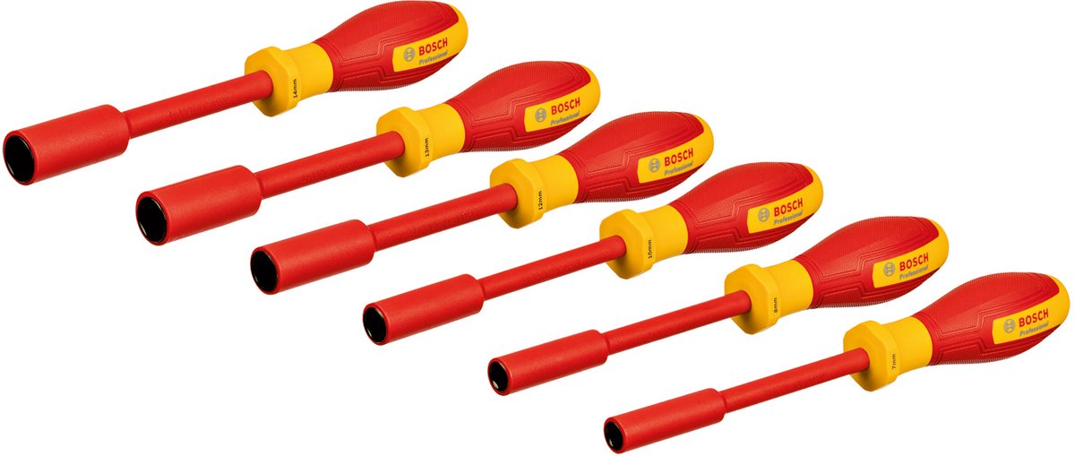 Set chiavi a bussola Bosch Professional VDE - 6 pezzi