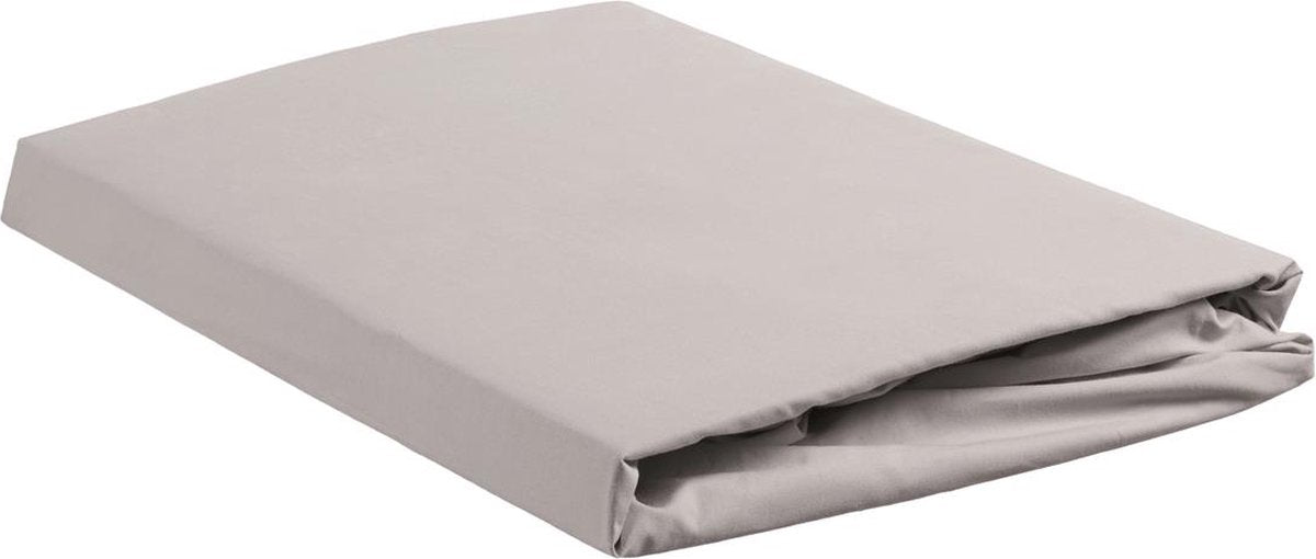 Beddinghouse - cotone percalle - topper diviso - lenzuolo con angoli - 180x210 cm - grigio chiaro