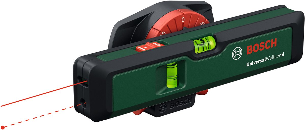 Bosch universalwalllevel - nivel de burbuja láser