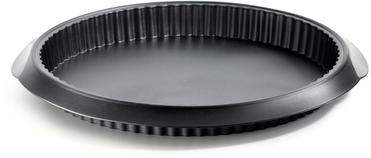 Lékué quichevorm ø 28 cm - siliconen - black