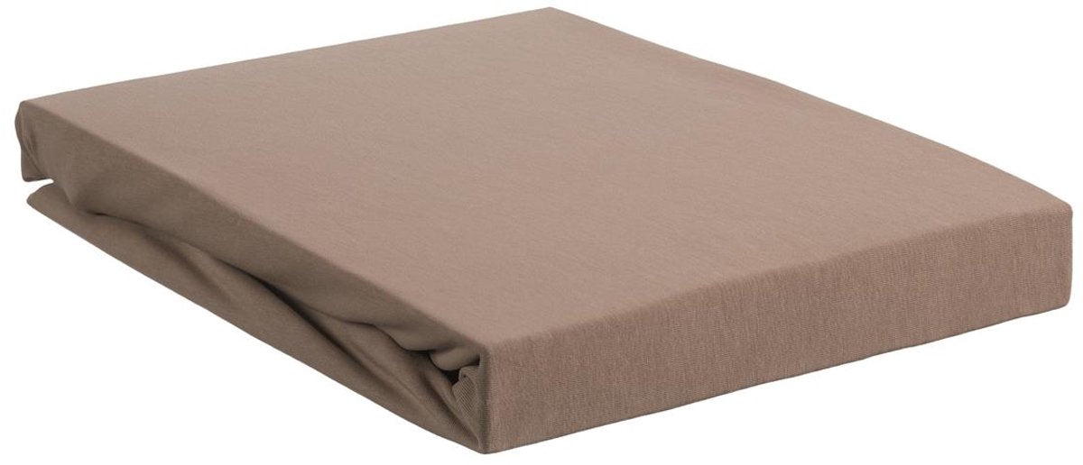 Jersey Beddinghouse - lenzuolo con angoli topper diviso - 180x200 220 - tortora