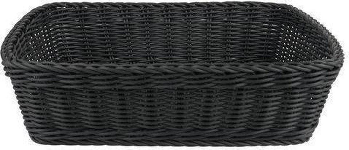 Westmark - saleen - cesta - plástico - rectángulo - 40 x 32 cm - negro - 1 pieza