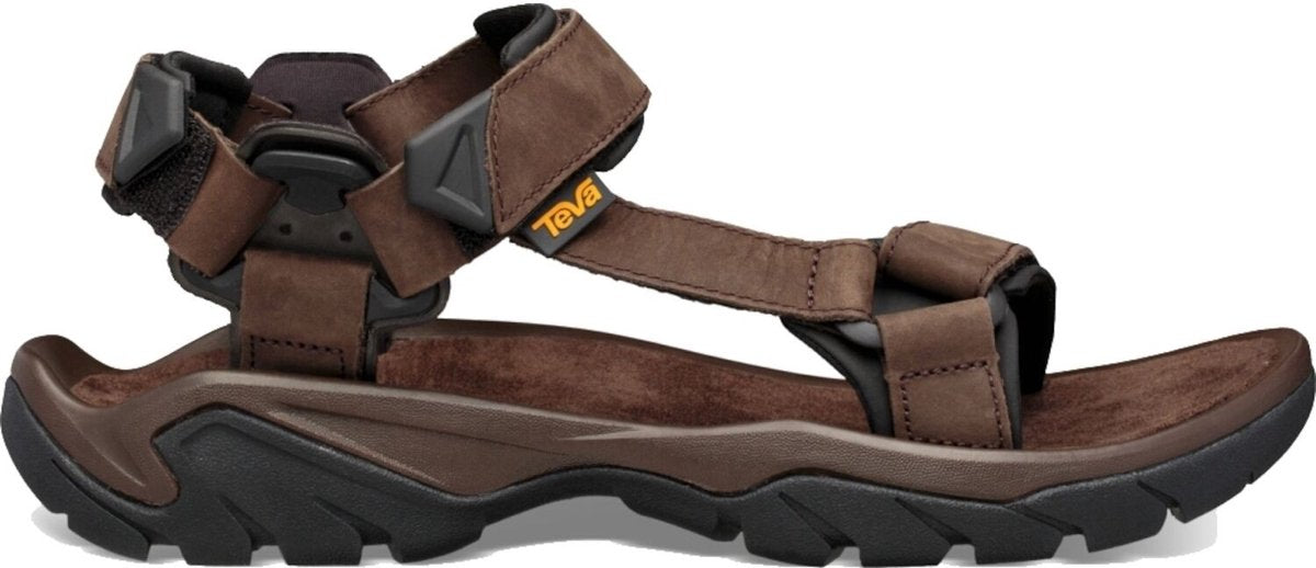 Sandalias de hombre Teva m terra fi 5 universal de cuero - café turco