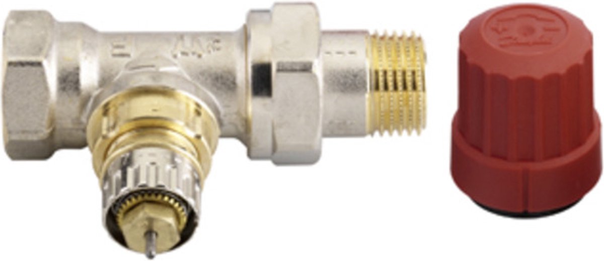 Valvola termostatica Danfoss 1 2 dritta accorciata kvs 0,9 m3 h ra n15