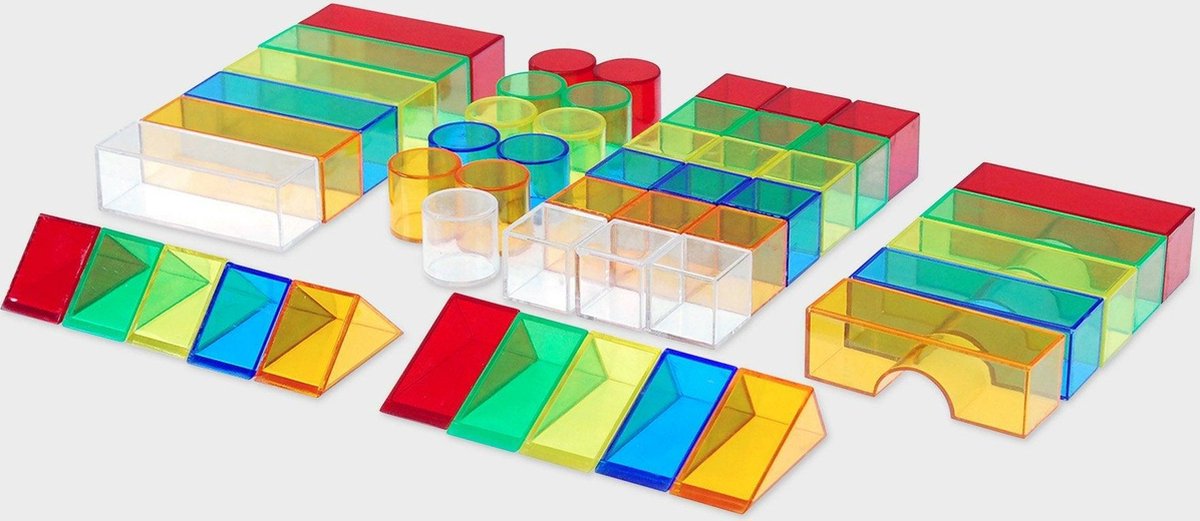 Ticketit - blocchi colorati trasparenti (50 pezzi)
