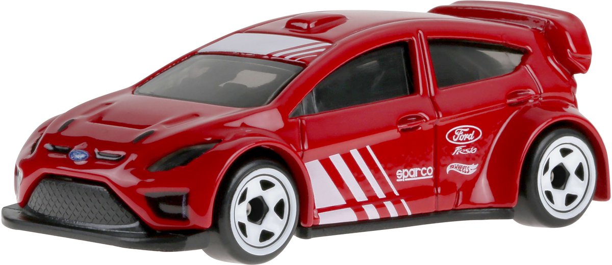 Hot wheels 1 64 jkx58 2012 ford fiesta, rosso *compact kings* gdg44-977q