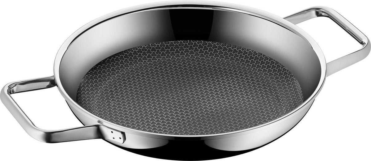 Wmf profi resist - serveerpan - ø 24 cm - rvs - inductie - anti-aanbaklaag - duurzaam