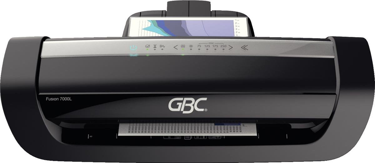 Plastificatrice Gbc fusion plus 7000l a3 - adatta fino a 125 micron - ideale per ufficio e home office - argento