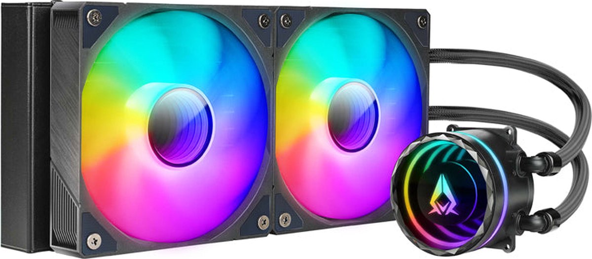 Dispositivo di raffreddamento Azza 240mm Blizzard Pro Argb PWM