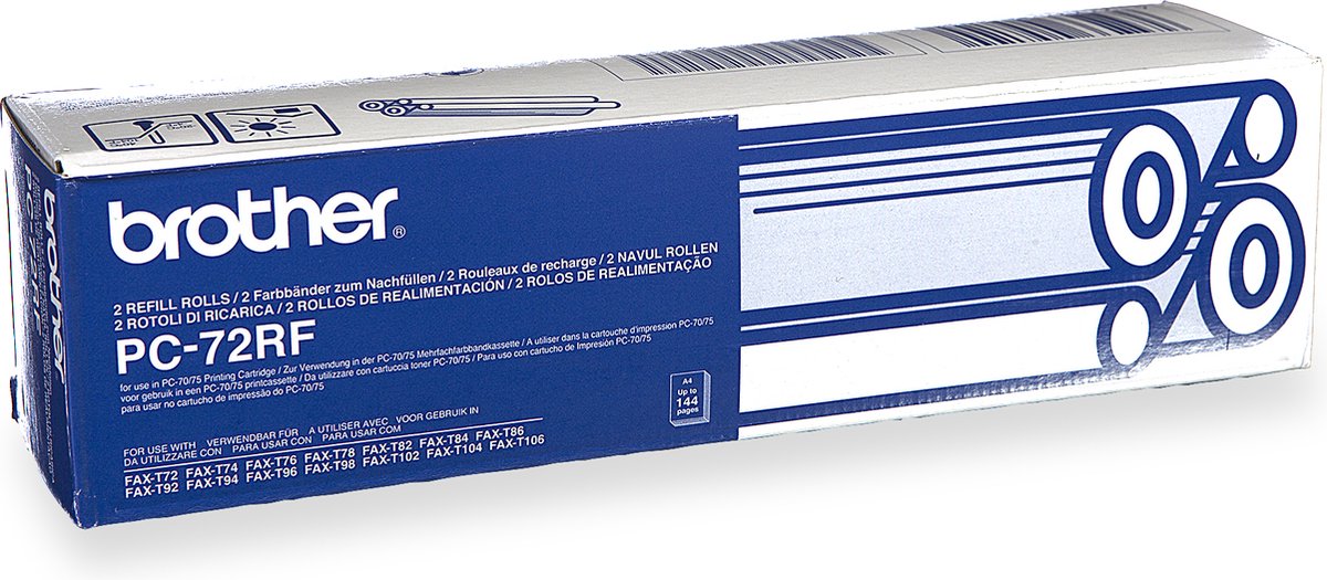 Brother pc72rf - rotolo di trasferimento termico 2 pezzi