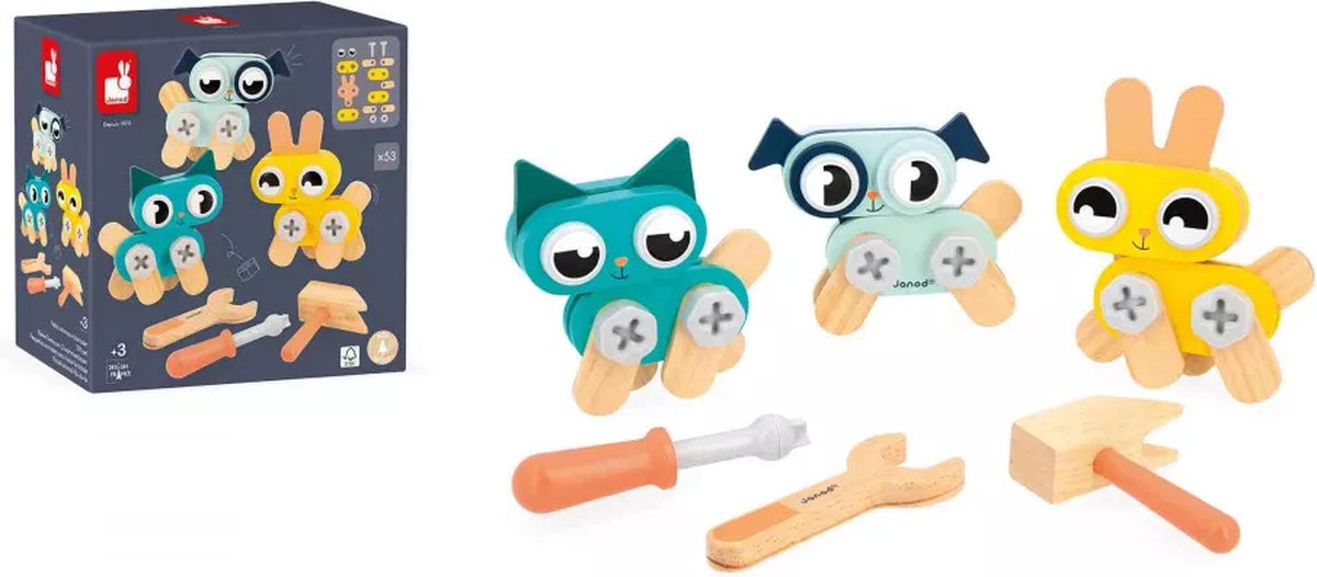 Janod - brico'kids - pequeños animales