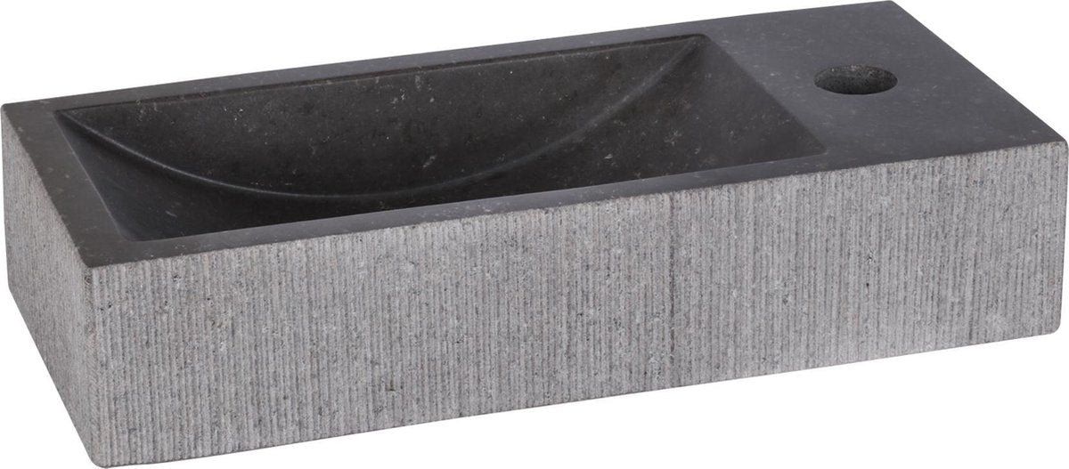 Differnz fuente ribble 38x18x8cm bombai negro