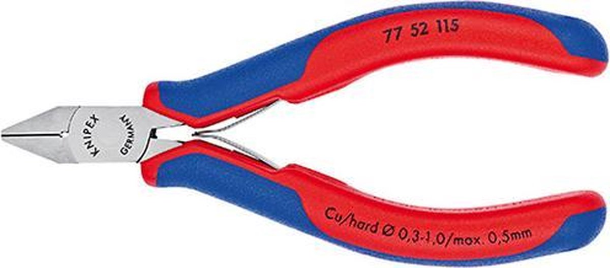 Cortadora para electrónica Knipex 115 mm - 7752115