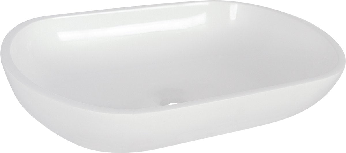 Differnz ovale lavabo ovale 54x34x12cm poly
