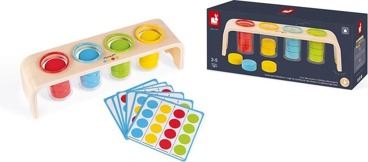 Janod - juego educativo - clasificar colores