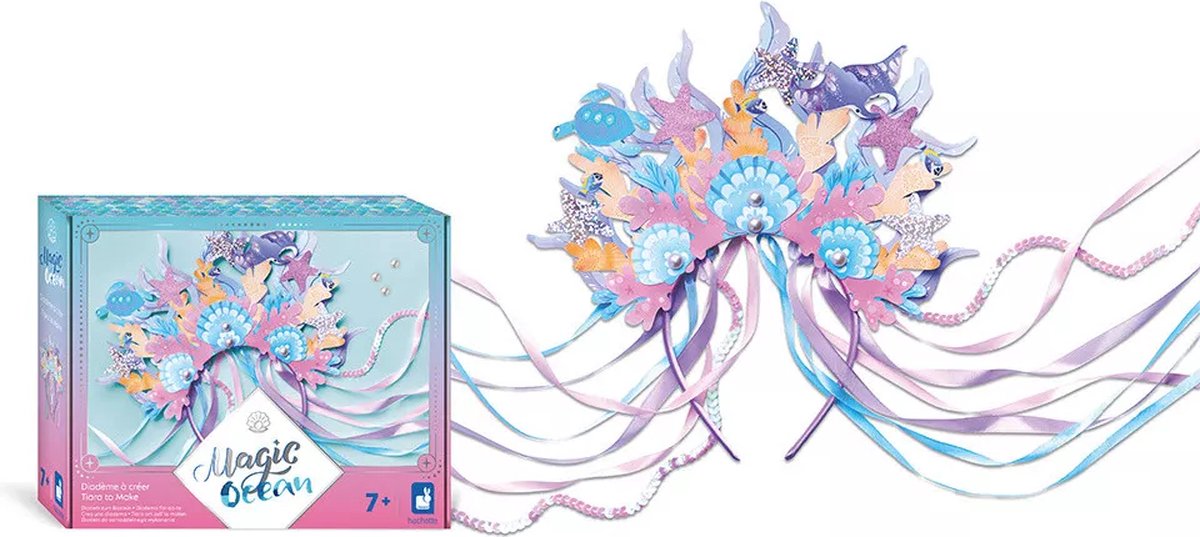 Janod - oceano magico - crea la tua tiara da sirena