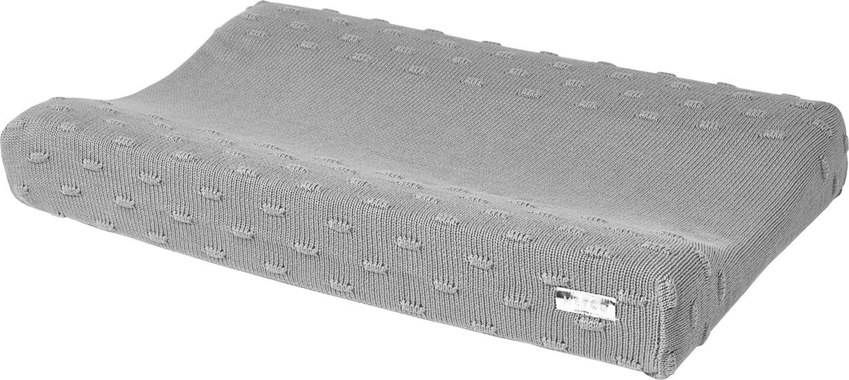 Meyco funda cambiador nudos bebé - gris - 50x70cm