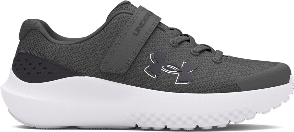 Scarpe sportive da ragazzo Under Armour UA BPS Surge 4 AC-Gry - Castlerock - Antracite