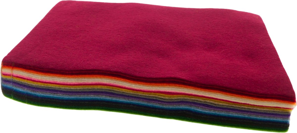 Creativ empresa hobby fieltro varios colores, 24 hojas