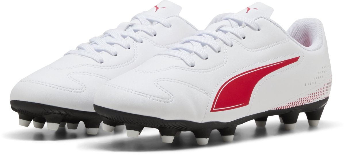 Puma vitoria ii fg ag jr unisex sportschoenen - white- red