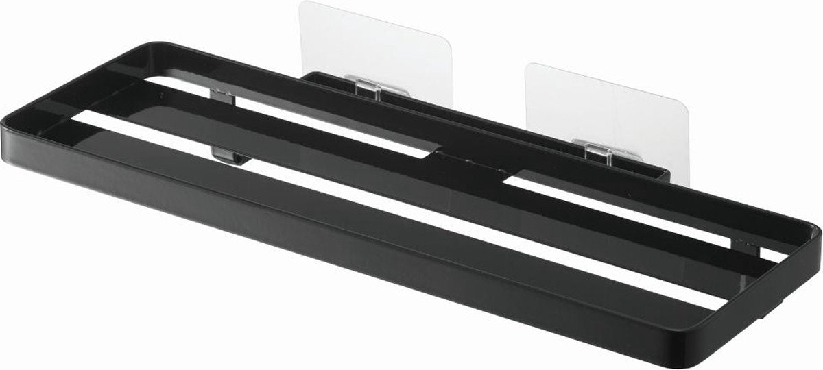 Estante de baño autoadhesivo Yamazaki - torre - negro