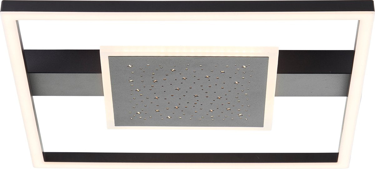 Brilliant reno - lampada da soffitto - LED 30w - 3000k - nera