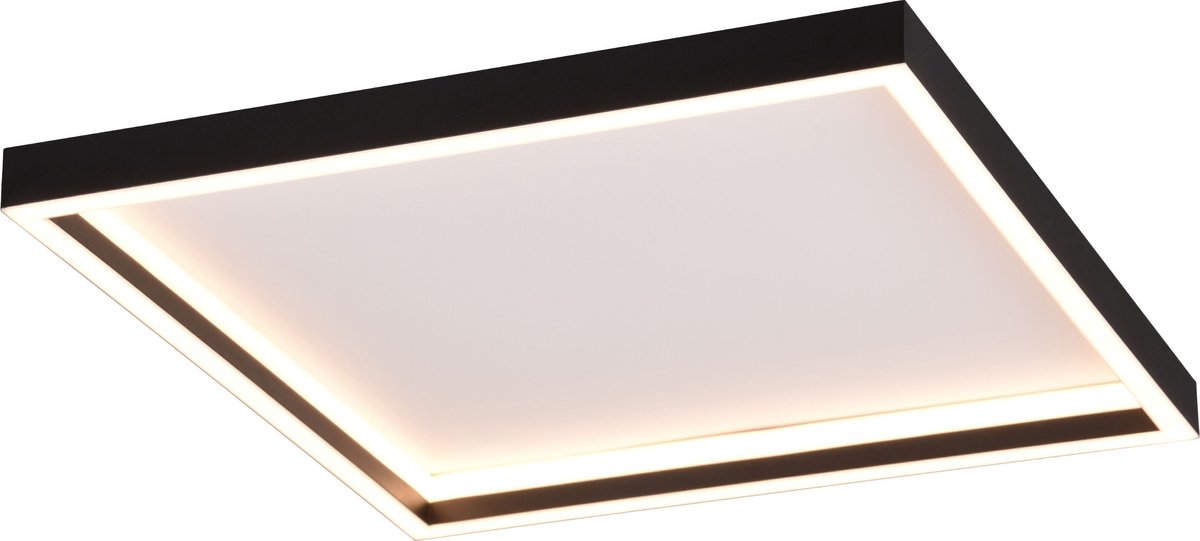 Rl live your light reality rotonda - lampada da soffitto - nero opaco - incl. 1x SMD 20 W - montaggio a parete e soffitto