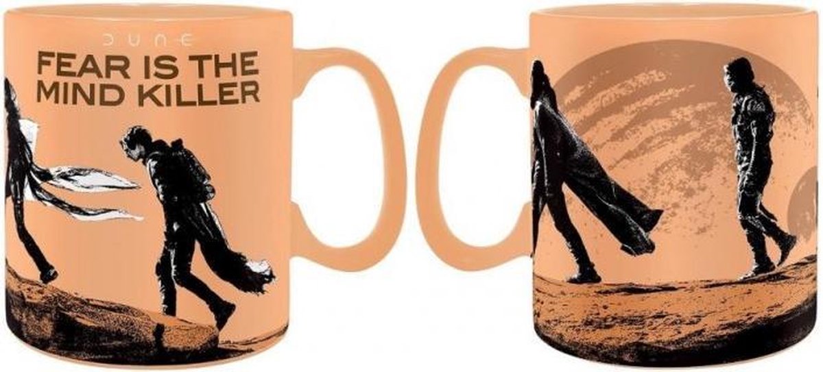 Merkloos sans marque dune - face your fears - mug 320ml