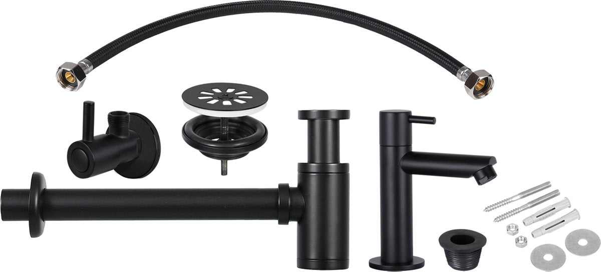 Set rubinetteria Differnz nero opaco