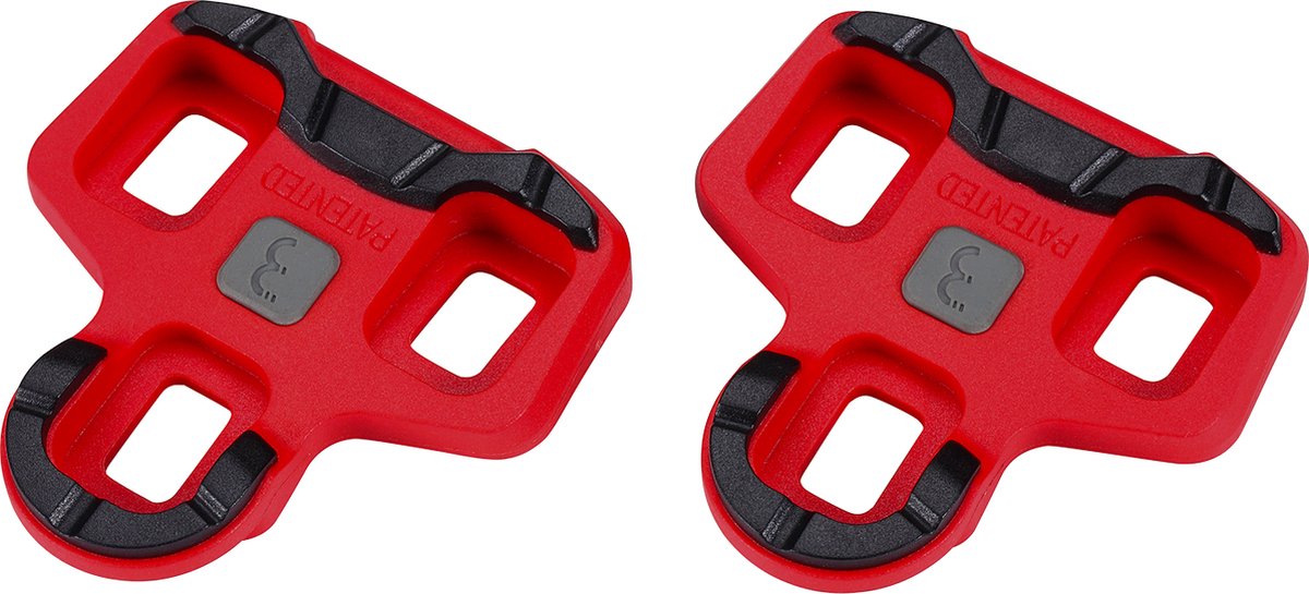 Tacchetti Bbb cycling look keo bici da strada - multiclip - gioco 7° - tacchetti con gommini antiscivolo - compatibili con pedali look keo - rossi - bpd-04a