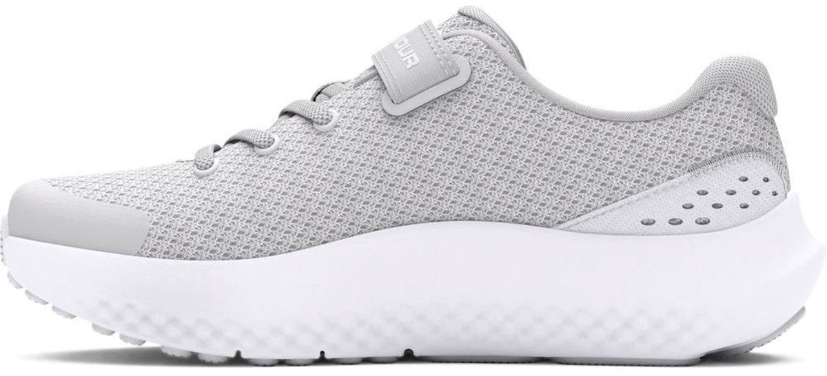 Under armour ua gps surge 4 ac-gris zapatos deportivos para niñas - halo gris - blanco - iridiscente