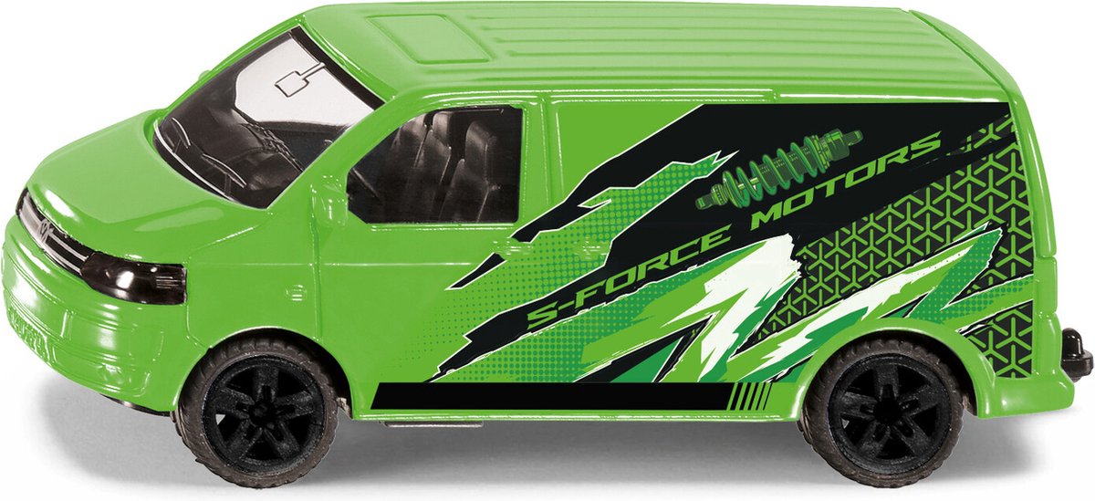 Coche de juguete Siku VW Transporter modelo miniatura multicolor.