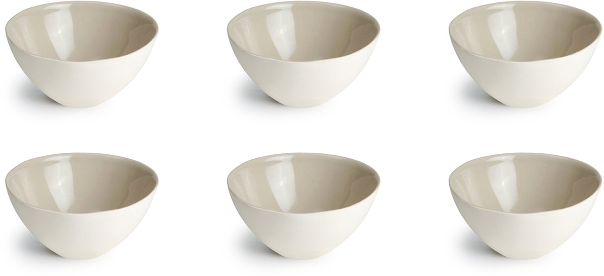 Medard de noblat - lino oslo - ciotola piccola 13 cm - 6 pezzi - gres