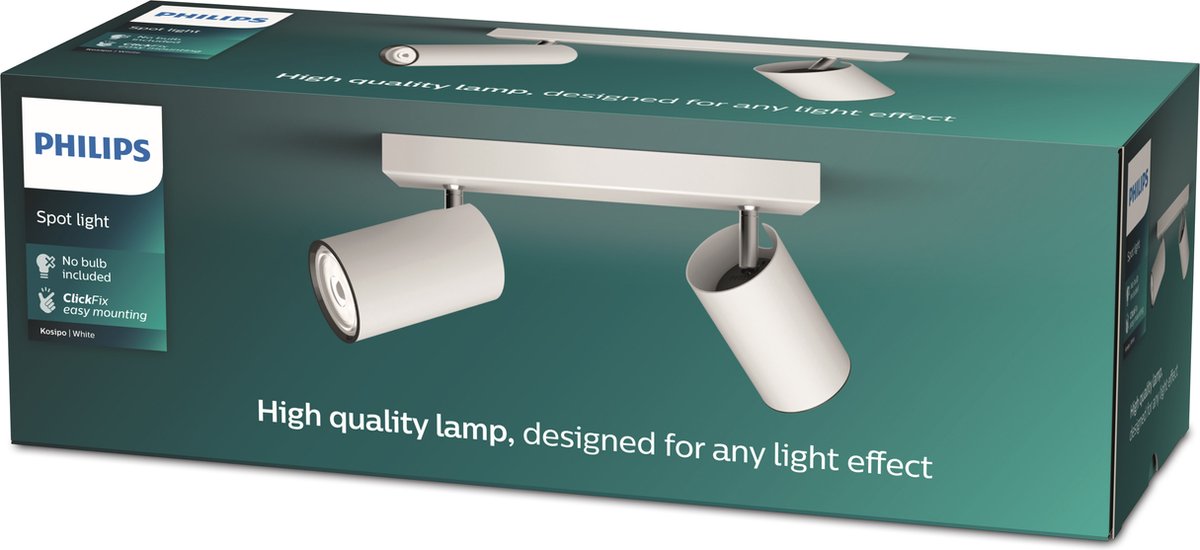 Philips LED Philips Kosipo Foco de superficie - 2 luces - blanco