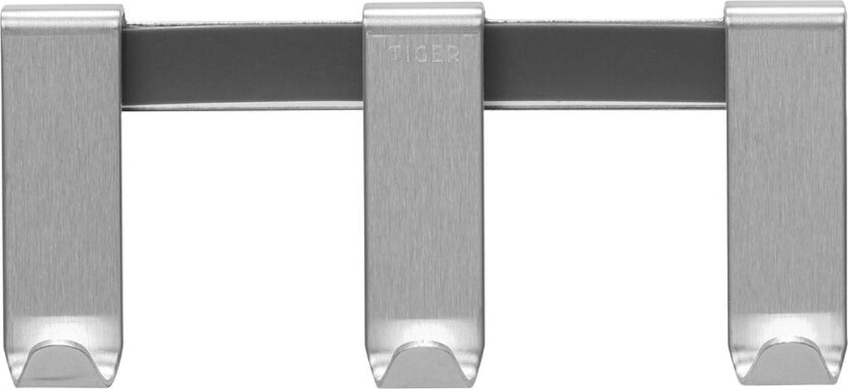 Tiger basic - gancho para toallas para cabina de ducha 6-8 mm - acero inoxidable cepillado