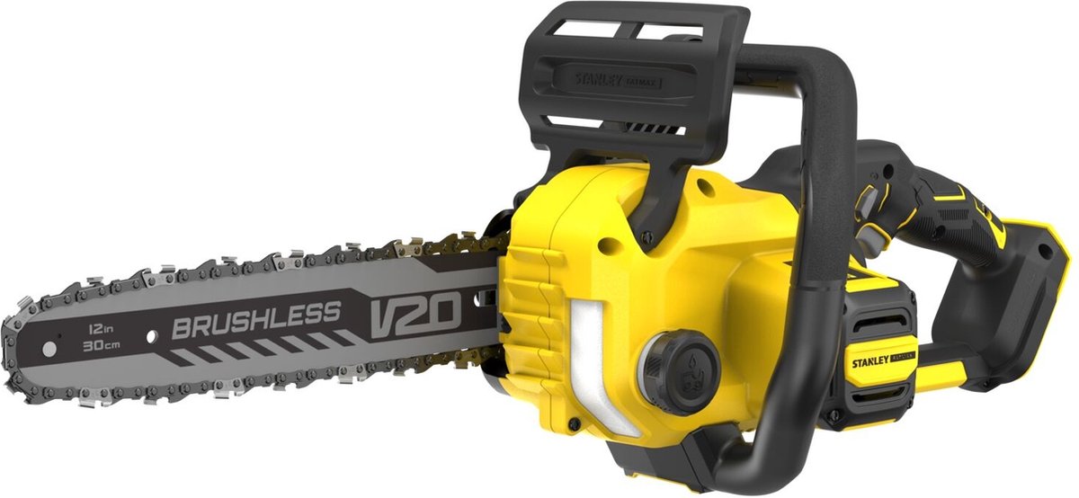 Attrezzatura da giardino Stanley - Motosega a batteria 18v 30 cm, senza batteria e caricabatterie sfmccs730b-xj