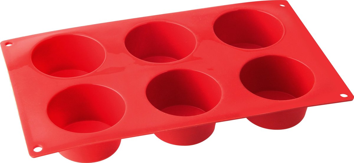 Dr. Oetker molde para muffins de silicona flexible para 6 muffins