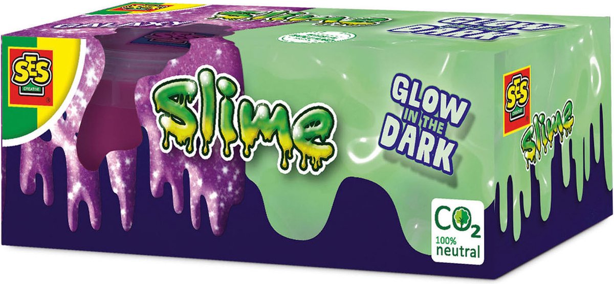 SES Slime Glow in the Dark 2x120gr