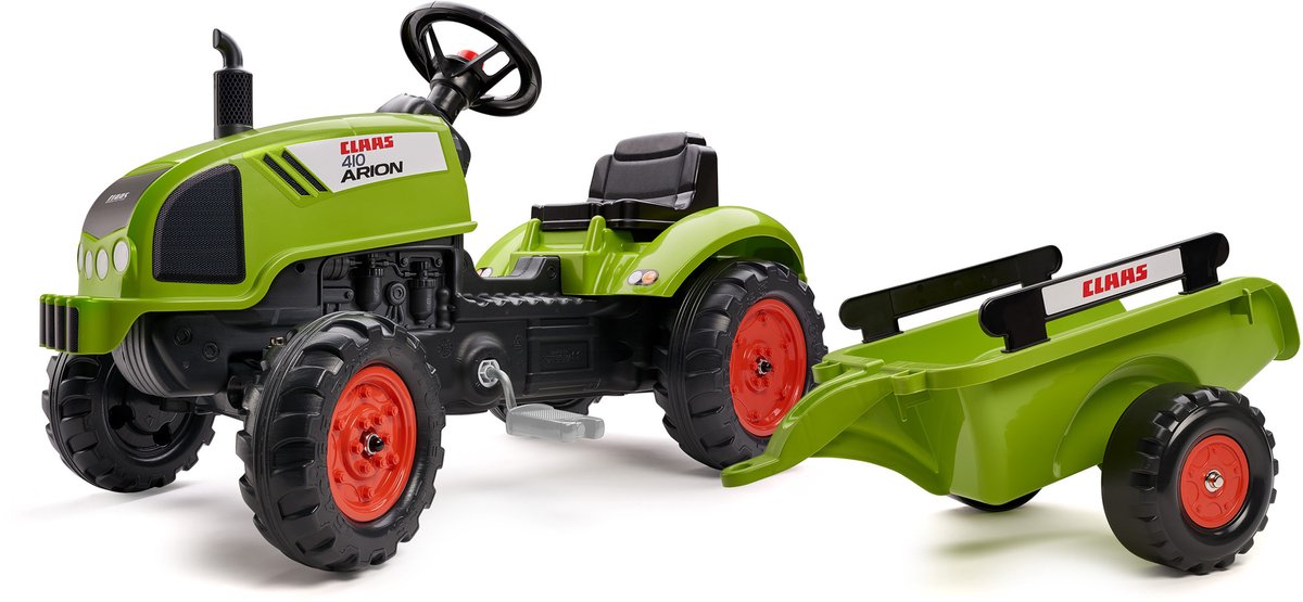 Falk Falk Claas Tractor Arion 410 Tractor + Trailer 2-5
