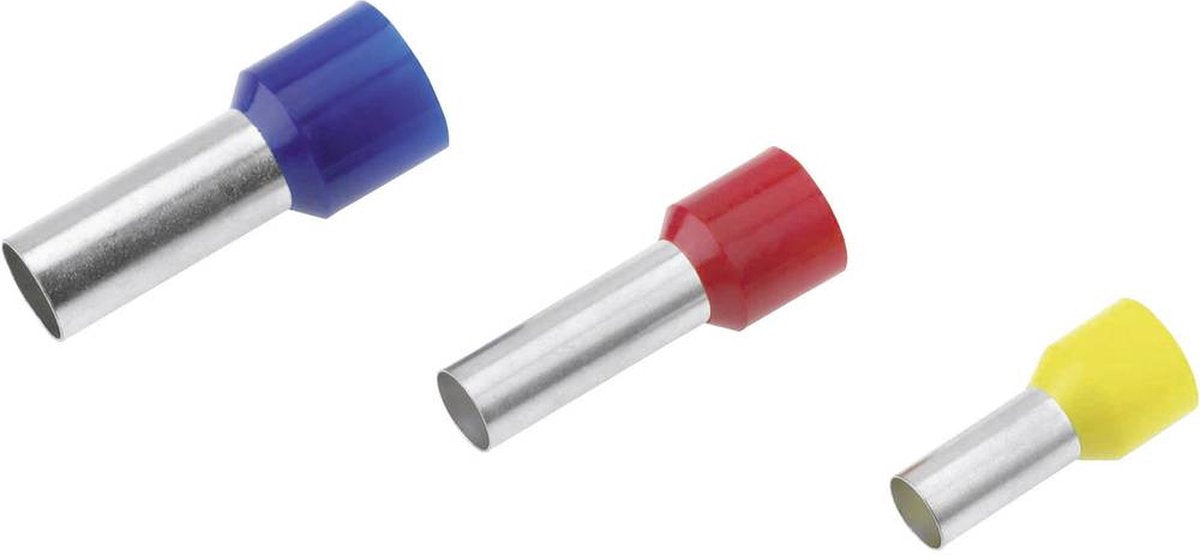 Cimco 18 2326 adereindhulzen 1 mm² deels geïsoleerd rood 100 stuk(s)