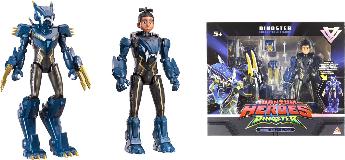 Dino star -fig 2 en 1 arti+armor 22cm - robot transformable - jay min