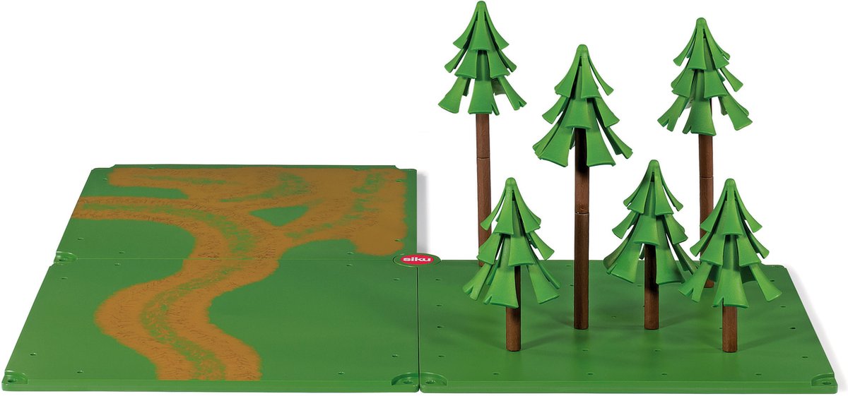 Siku 5699, strade campestri e mondo forestale, con foglio di adesivi, materiale: plastica