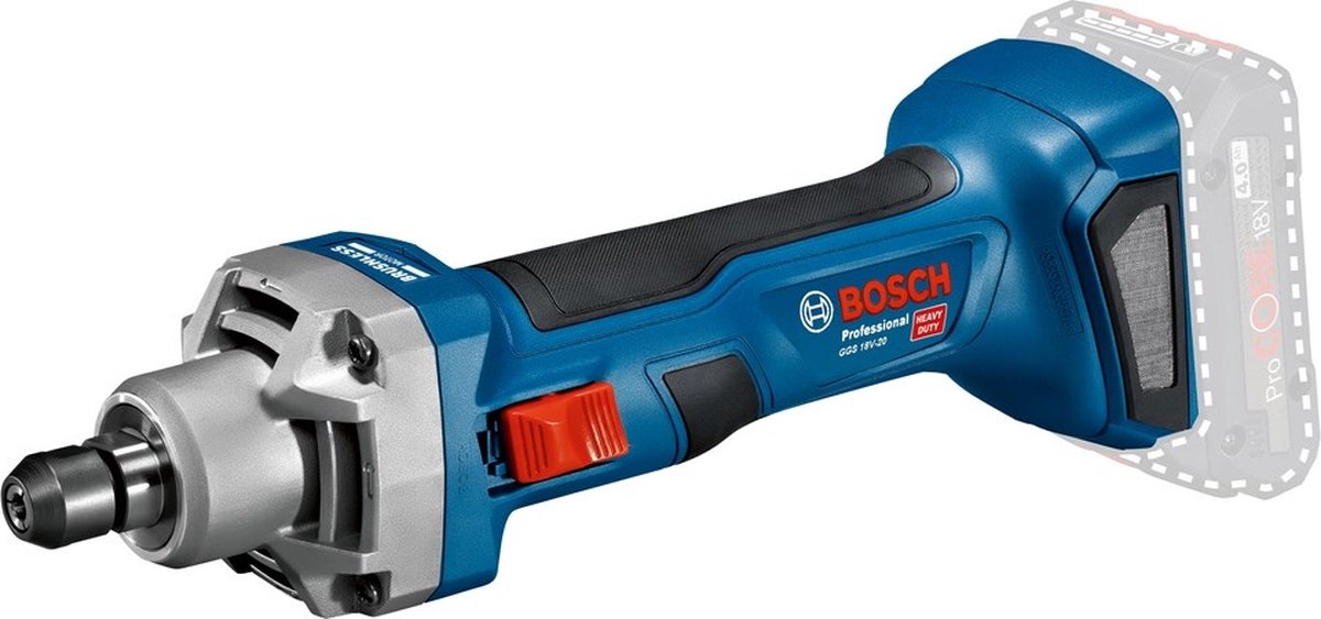 Bosch blu ggs 18v-20 professionale | smerigliatrice diritta a batteria | 18v-06019b5401