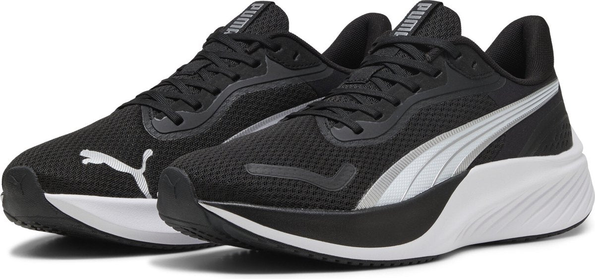 Puma pounce lite unisex sportschoenen - black- white
