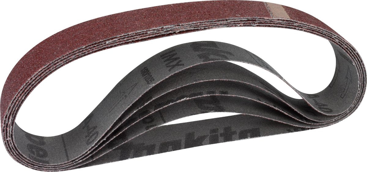 Makita p-36712 schuurband red - schuurband powervijl - schuurband stripschuurmachine - k120 - 30 x 533mm (5st)
