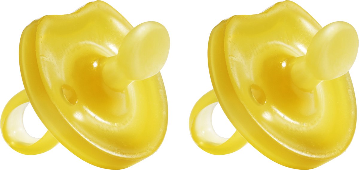 Ciuccio in gomma Natursutten - 0-6 mesi - scudo a farfalla - beccuccio anatomico - 2 pezzi
