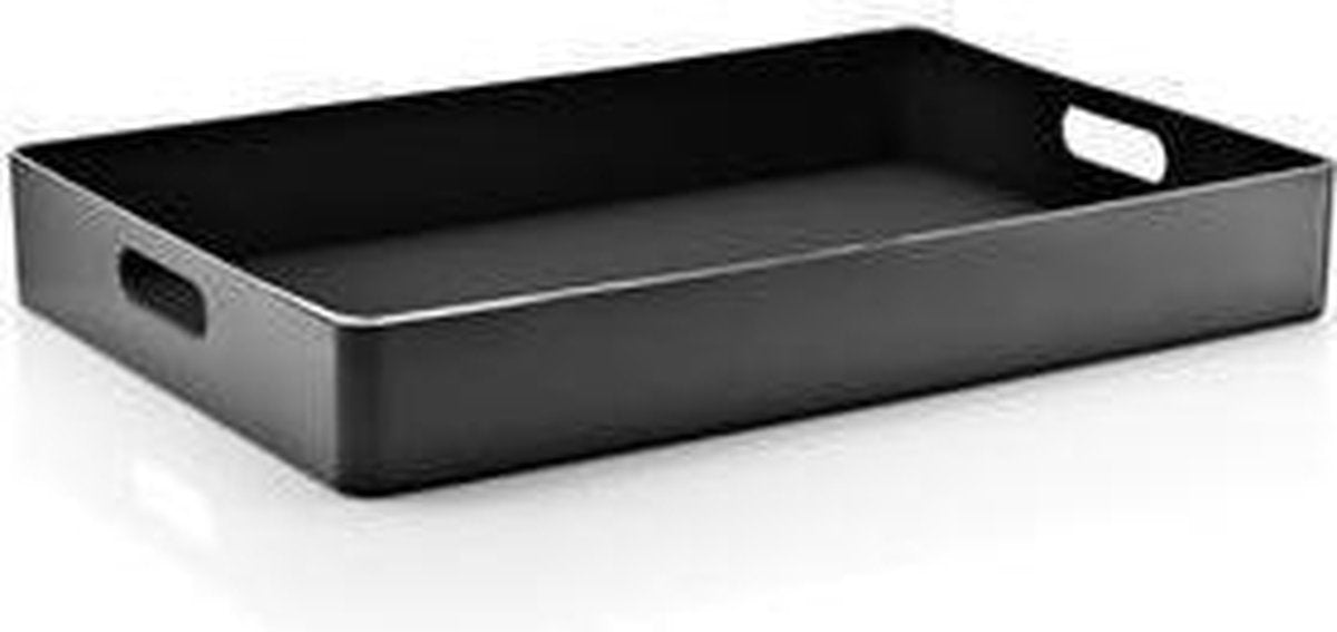Eva solo - vassoio 50x34 cm - nero - acciaio inossidabile - plastica