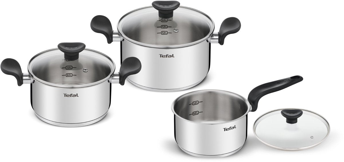 Set di pentole Tefal e308s674: funzionale e popolare