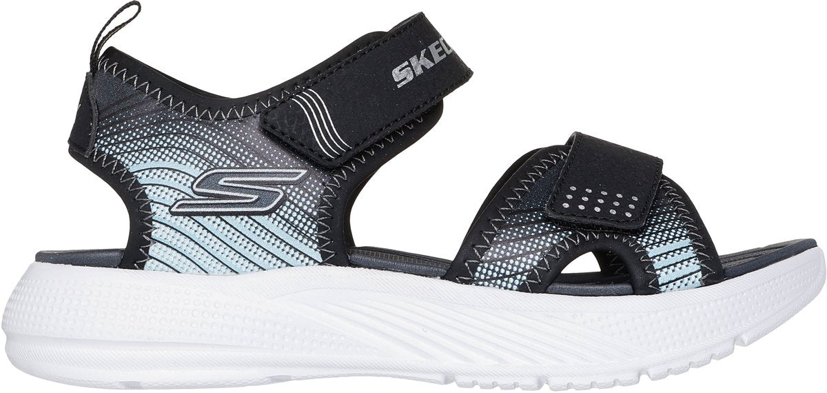 Sandali Skechers Microspec Splash da bambino - neri