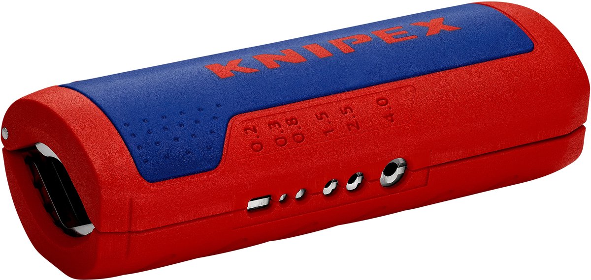 Utensile spelafili Knipex | lunghezza totale 100 mm | 0,2-4,0 (filo) mm² | 1 pezzo - 90 22 02 sb - 90 22 02 sb
